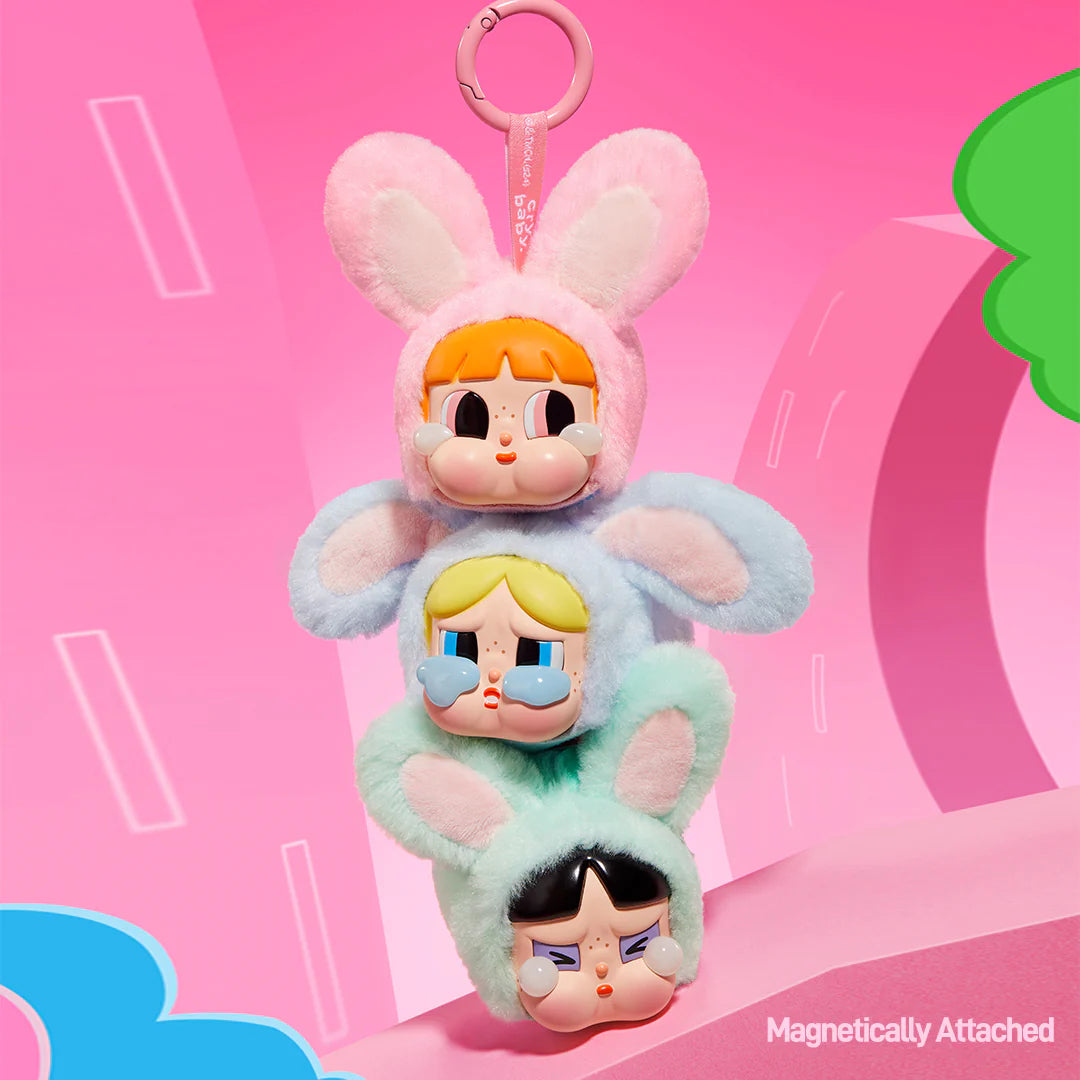 CRYBABY × The Powerpuff Girls Series Vinyl Plush Pendant Blind Box-Little Fish Co.