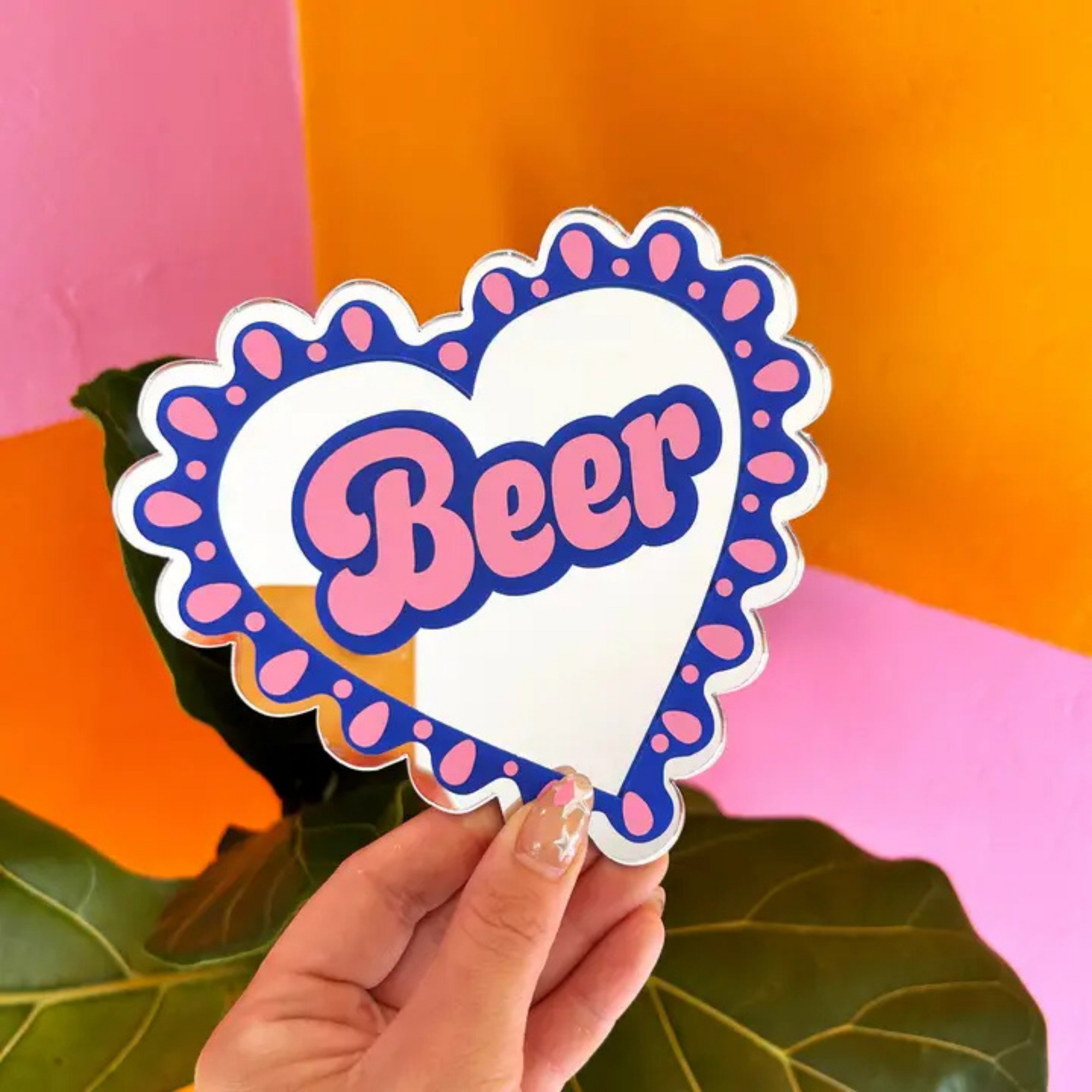 I heart beer mirror-New Arrivals 2025-Little Fish Co.