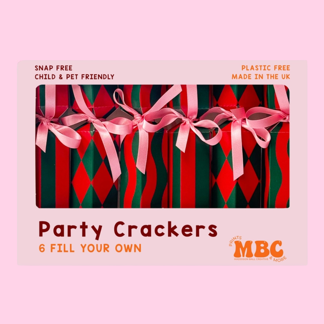 Christmas Crackers - Red / Green (Ships September)-Top 30 Christmas-Little Fish Co.