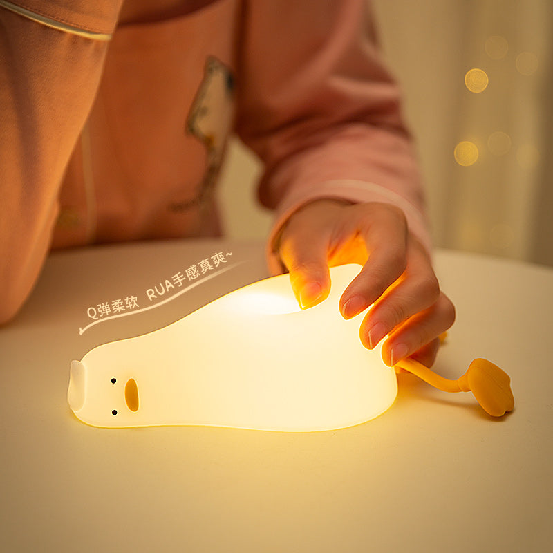 Laying Duck Silicon night light-Top 30 Decor-Little Fish Co.