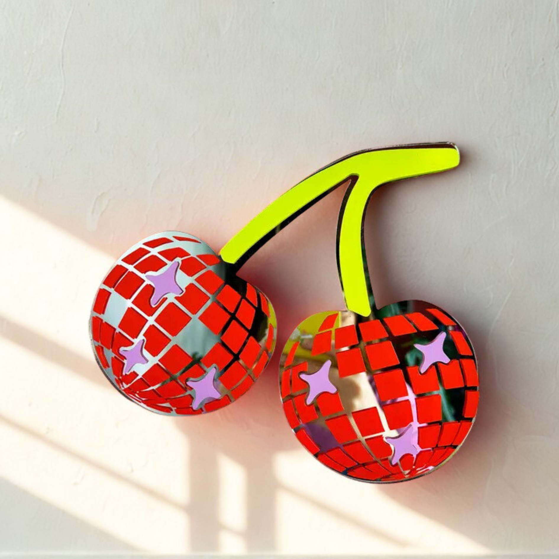 Disco Cherries Mirror-New Arrivals 2025-Little Fish Co.