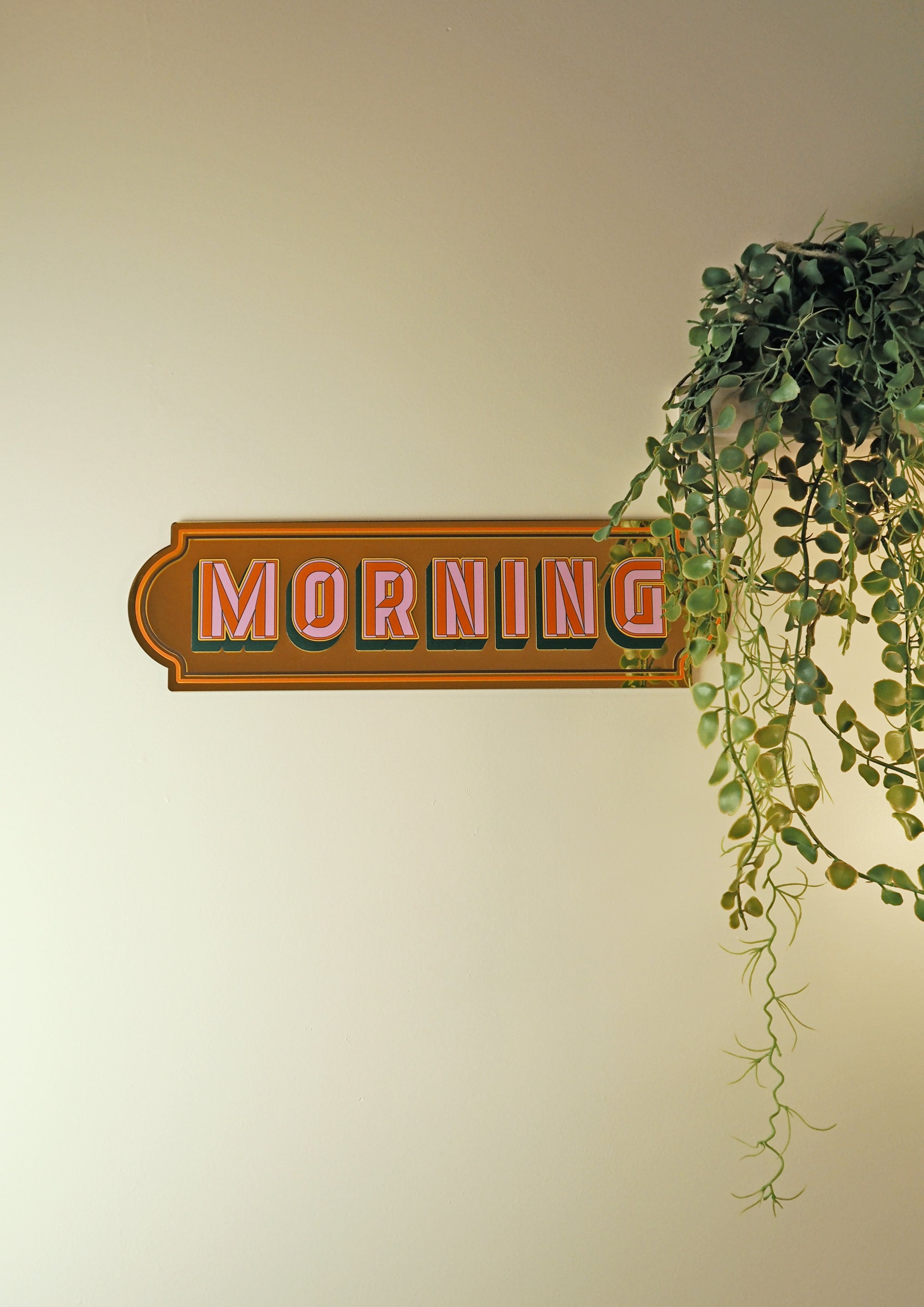 Morning - gold rectangle mirror-Little Fish Co.