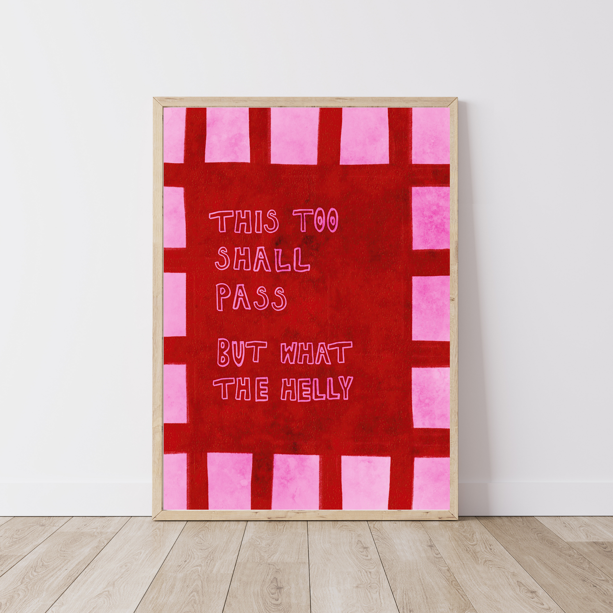 What the Helly Art print