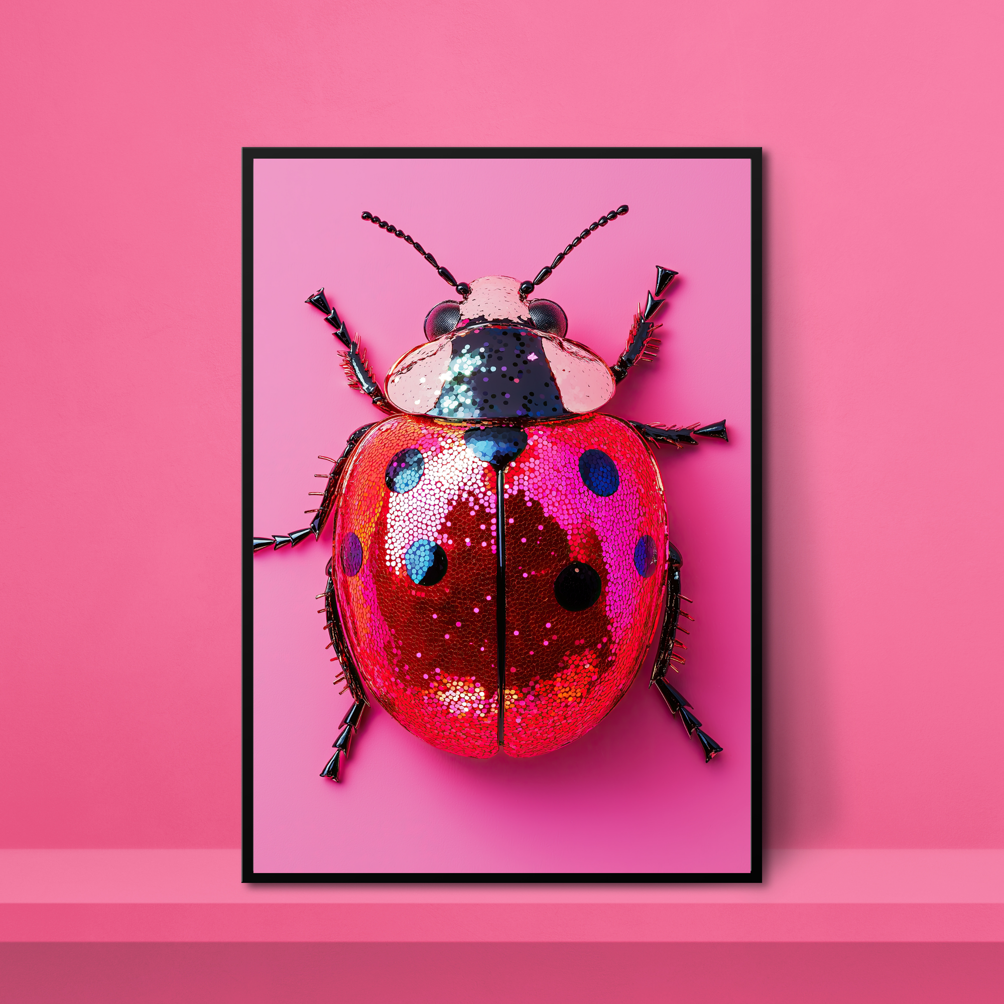 Ladybird - Red spots-Top 30 Art-Little Fish Co.
