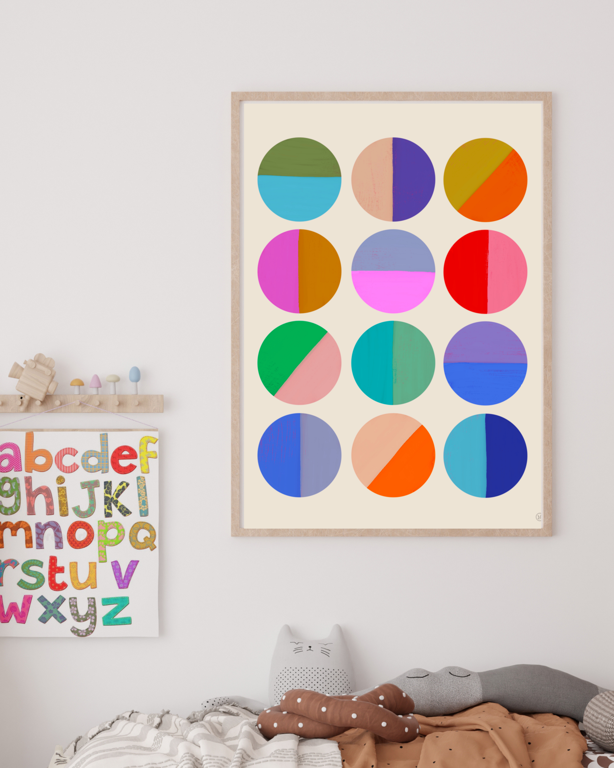 Colour block - Vicky Barone-Art-Little Fish Co.