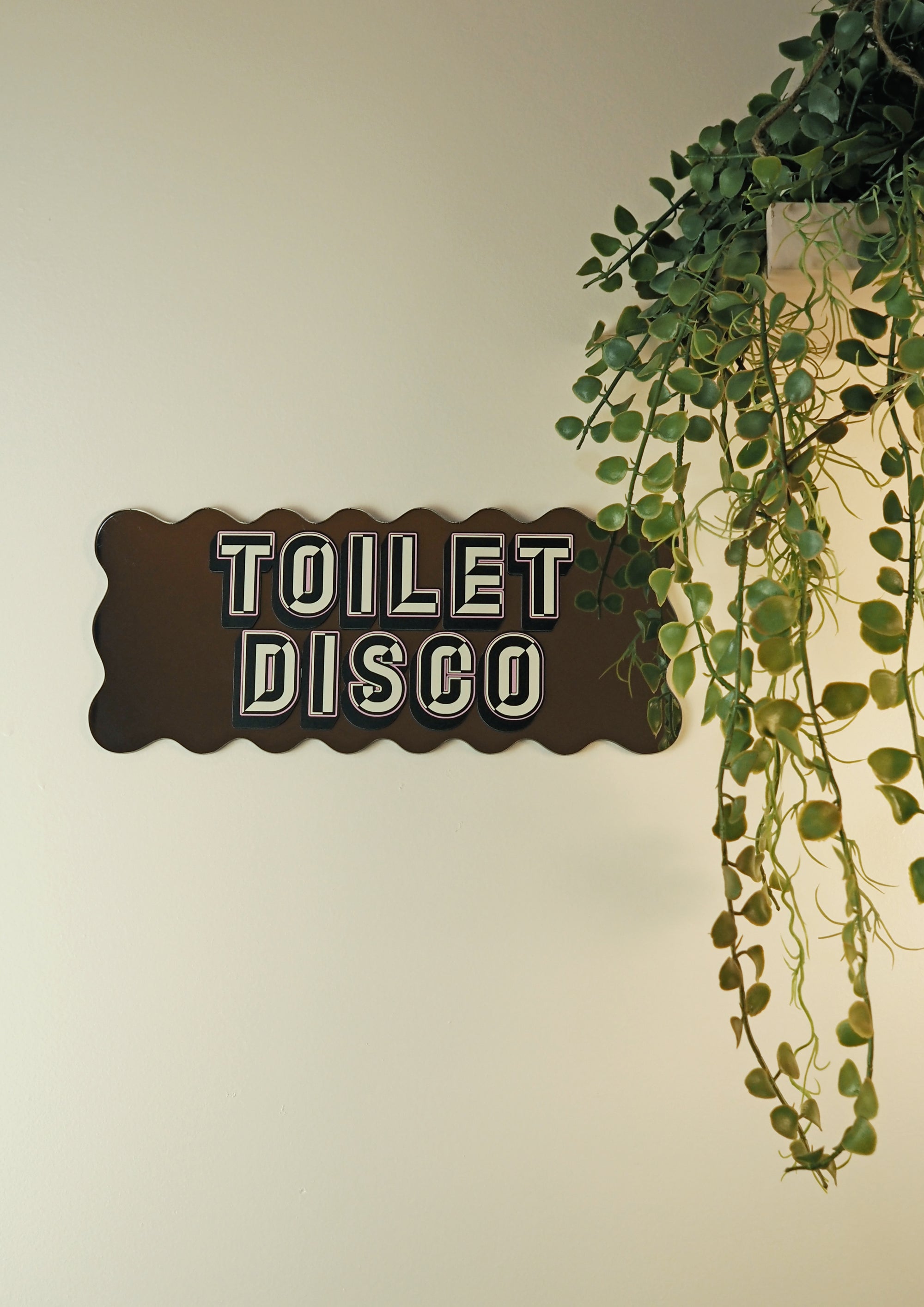 Toilet disco- wavy gold gold-Little Fish Co.