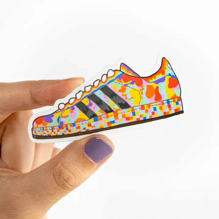 Rainbow sneaker sticker-New Arrivals 2025-Little Fish Co.