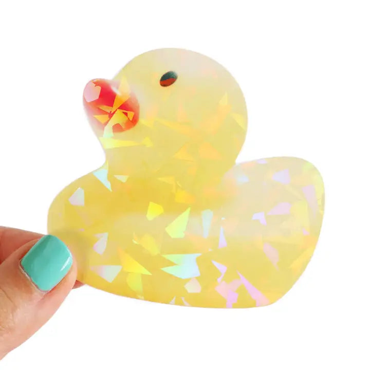 Yellow Rubber ducky sticker-Top 30 Stationary-Little Fish Co.