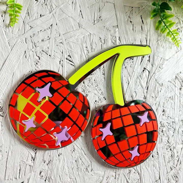 Disco Cherries Mirror-New Arrivals 2025-Little Fish Co.