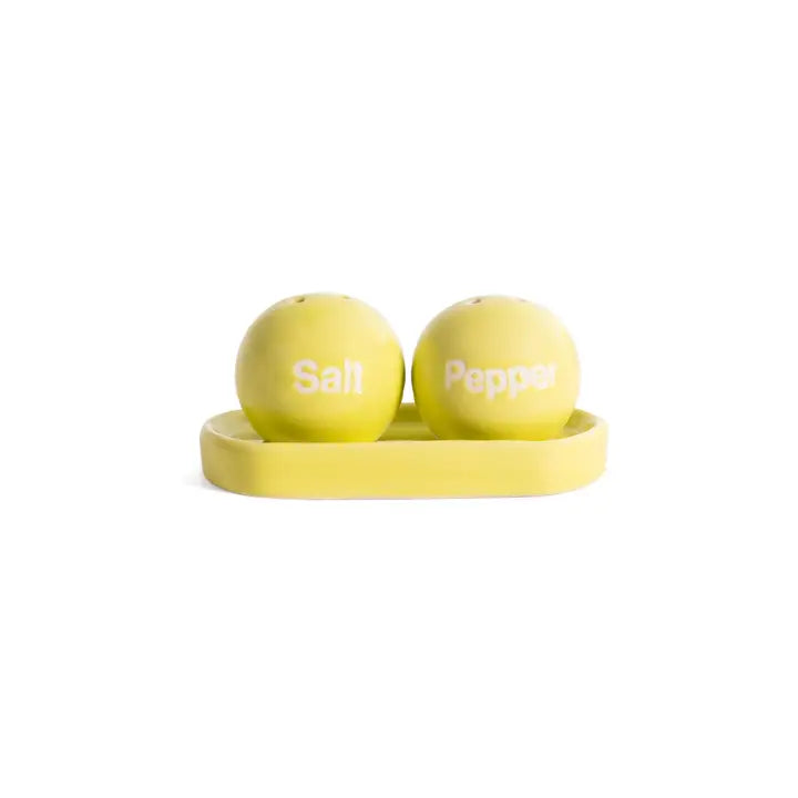 Ping Pong Salt and Pepper Set Lime