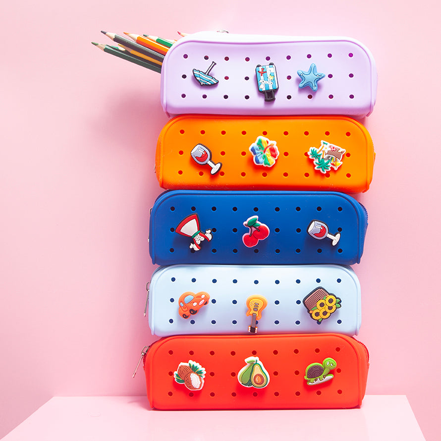 Holey Moley Pencil Case - Lilac-New Arrivals-Little Fish Co.