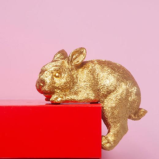 Shelf Bunny - Gold-Little Fish Co.