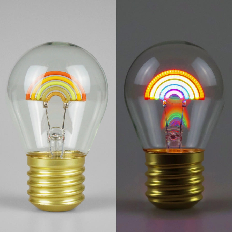 Rechargeable LED decorative light bulb