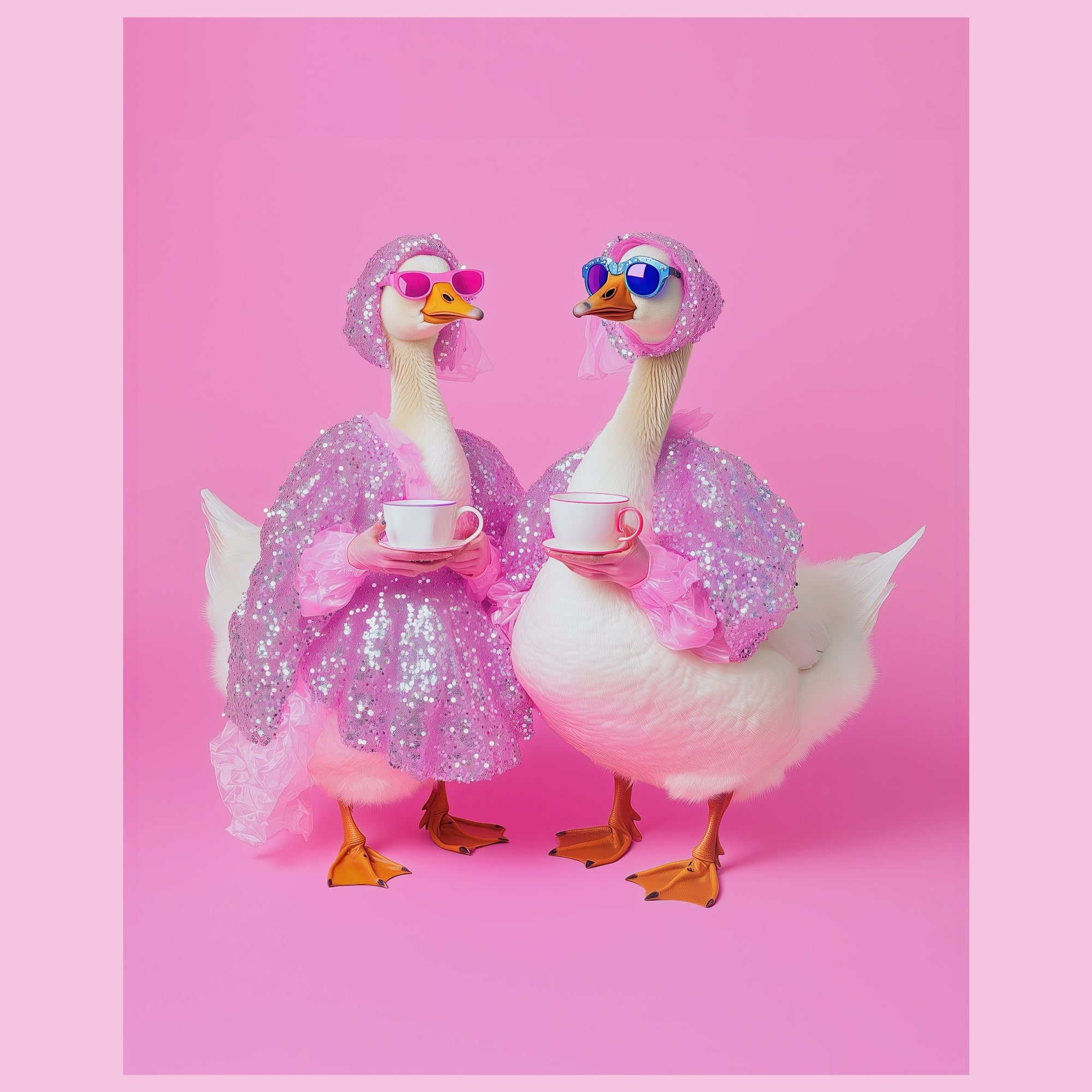 Geese Girls print-Top 30 Art-Little Fish Co.