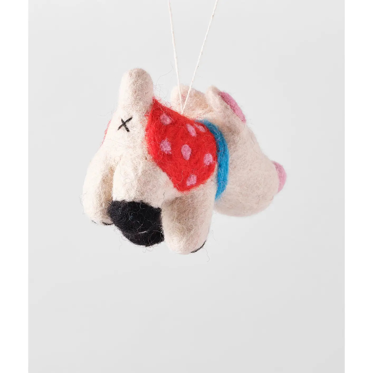 Luna Dog Hanging Felt Ornament