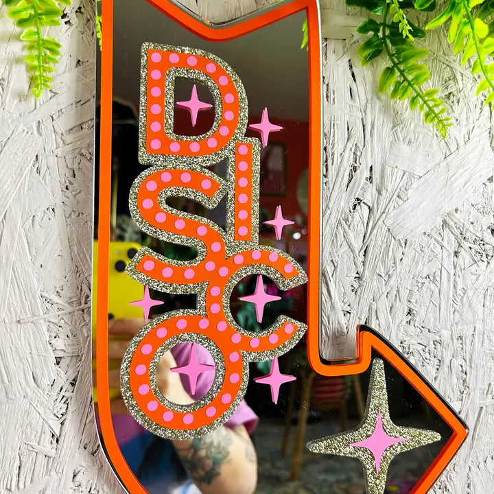 Disco Motel sign Mirror-New Arrivals 2025-Little Fish Co.