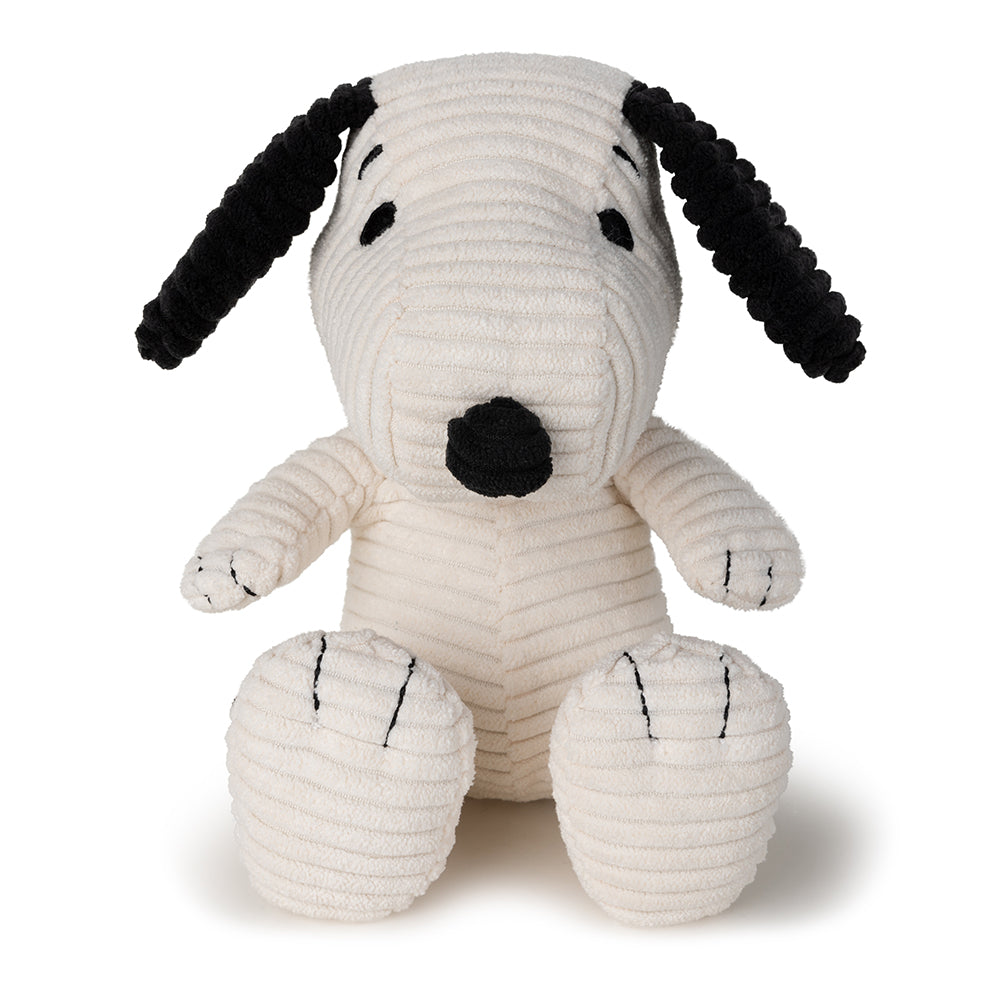 Snoopy Corduroy sitting cream toy  (19cm)