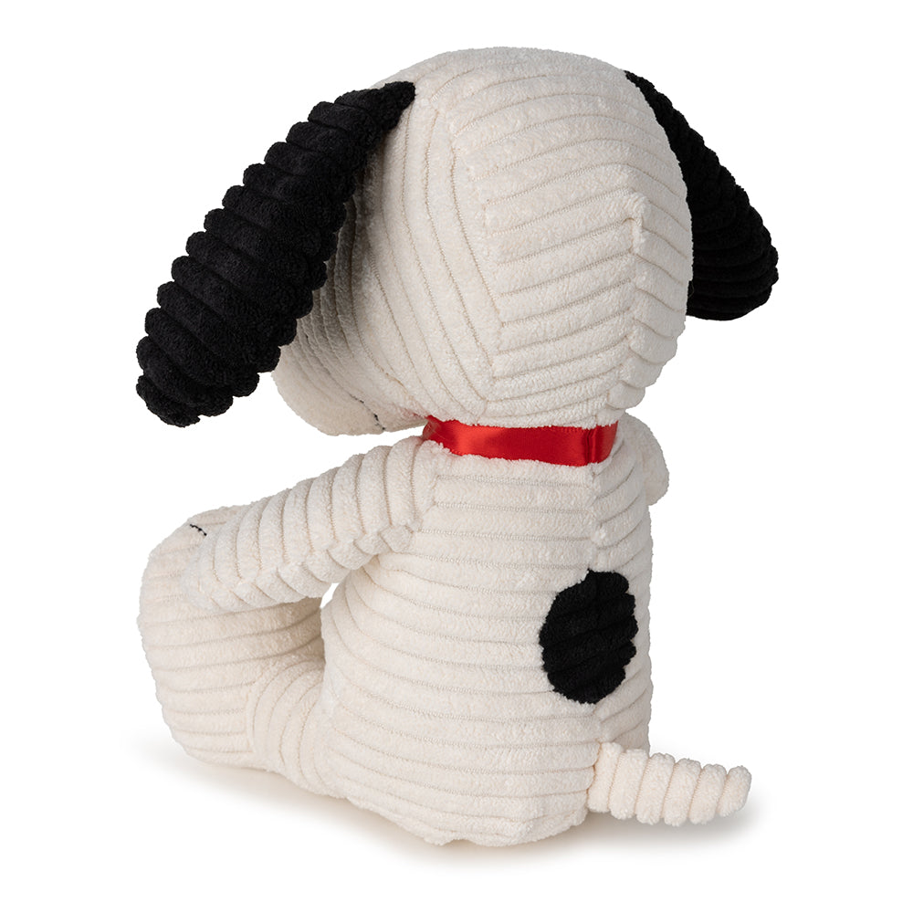 Snoopy Corduroy sitting cream toy (19cm)-Fun-Little Fish Co.