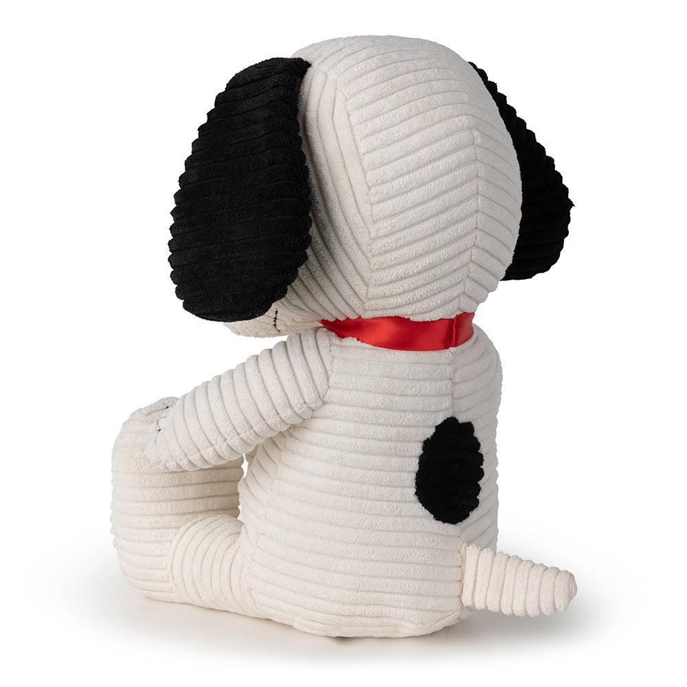 Snoopy Corduroy sitting cream toy in gift box (27cm)-Fun-Little Fish Co.