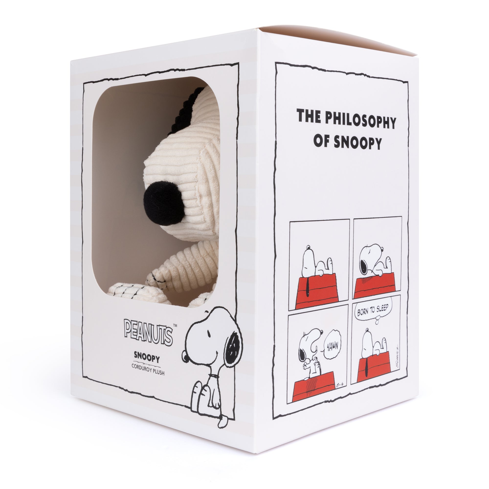 Snoopy Corduroy sitting cream toy in gift box (27cm)-Fun-Little Fish Co.