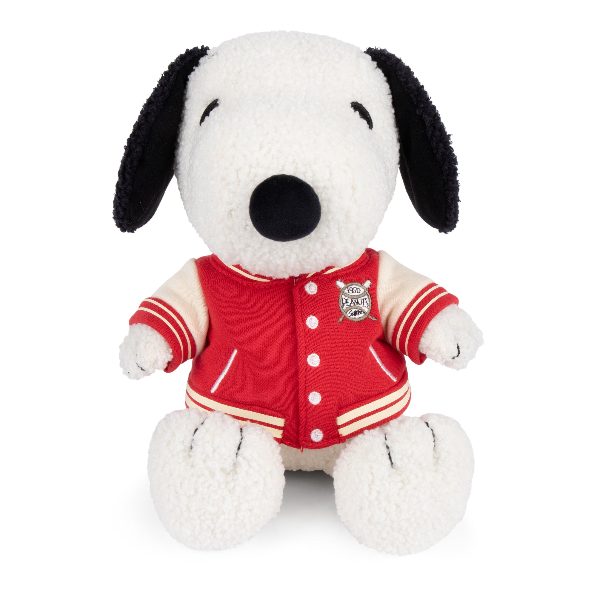 Snoopy Corduroy sitting Varsity Jacket (25cm)