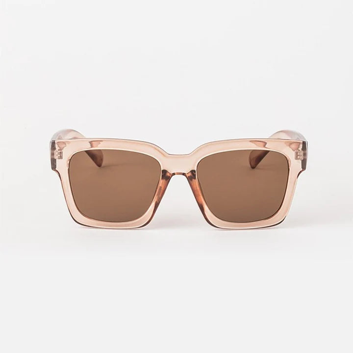 Avery Sunglasses in light brown-Little Fish Co.