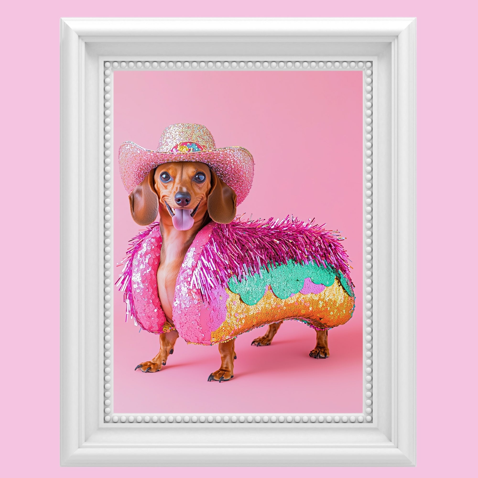 HotDog Cowgirl print-Top 30 Art-Little Fish Co.