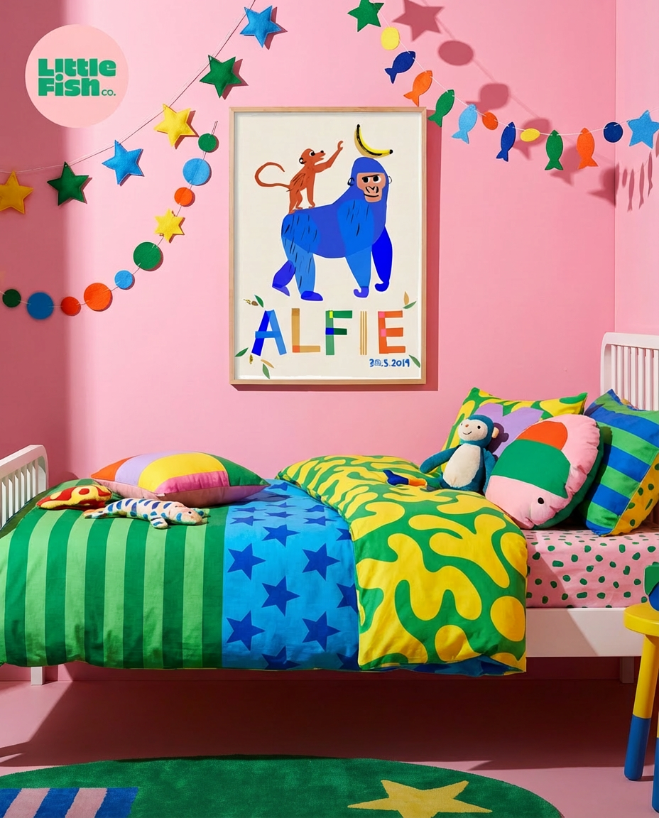 Personalised Ape Print-Top 30 Art-Little Fish Co.