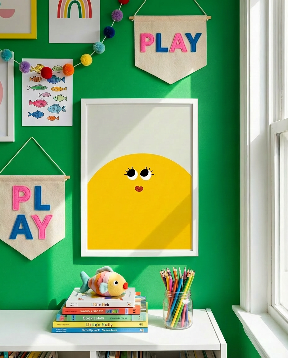 Dotty - Art print - colors available-Art-Little Fish Co.