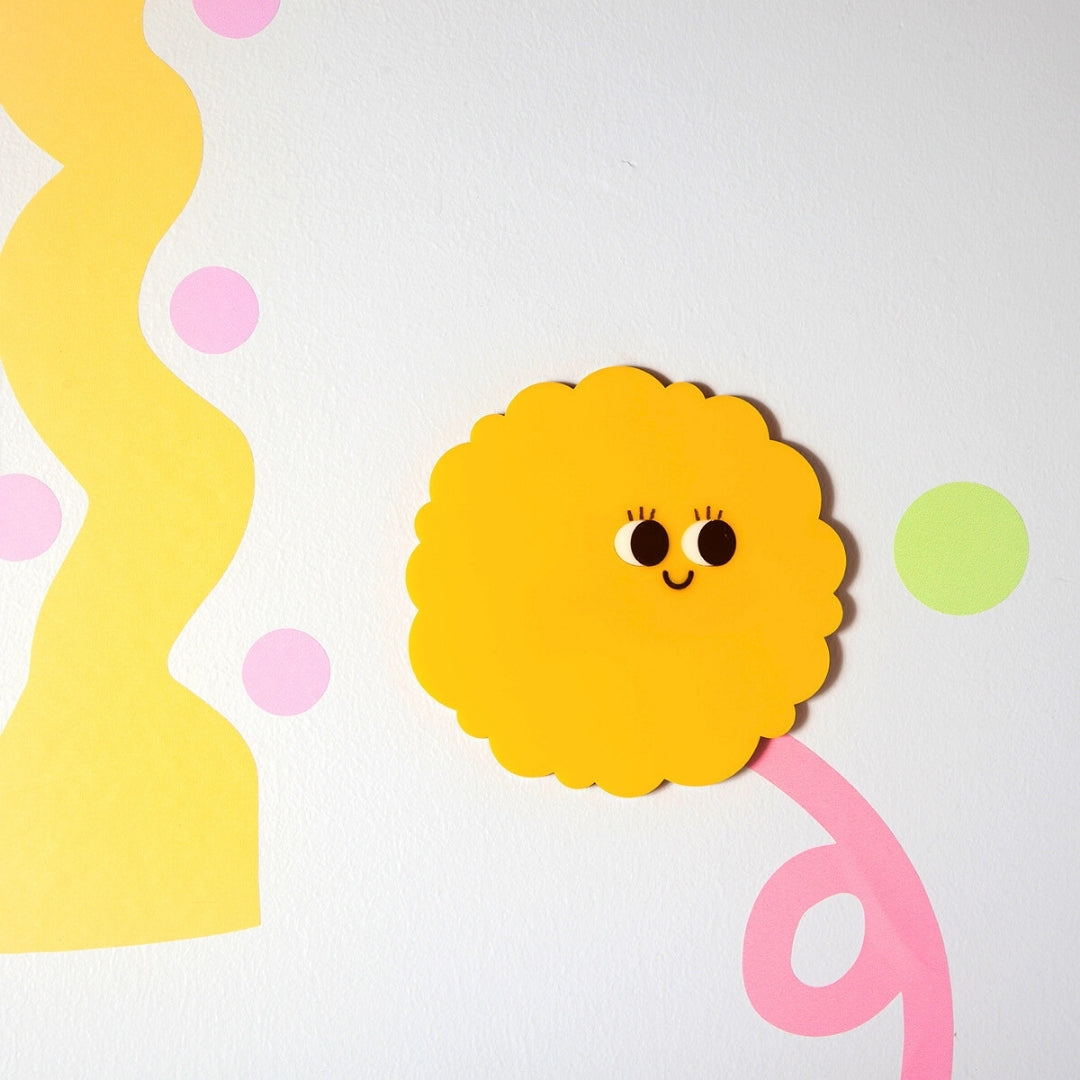 George Wall / Magnet smile in Yellow-New Arrivals 2025-Little Fish Co.