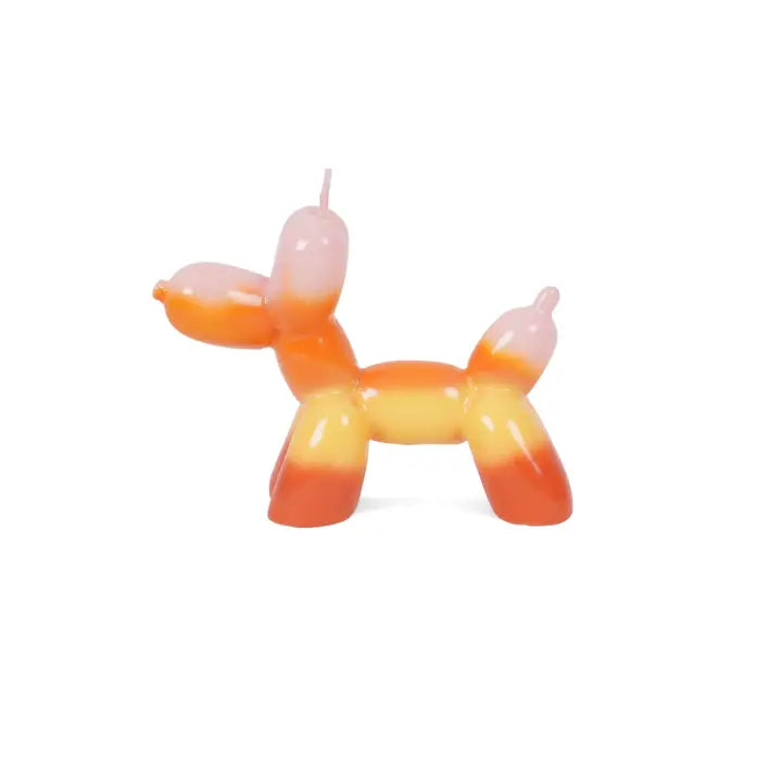 Sunset Balloon dog Candle-Top 30 Party-Little Fish Co.