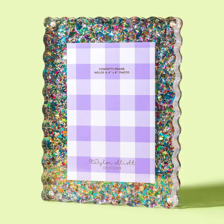 Medium picture frame - colorful confetti-New Arrivals-Little Fish Co.