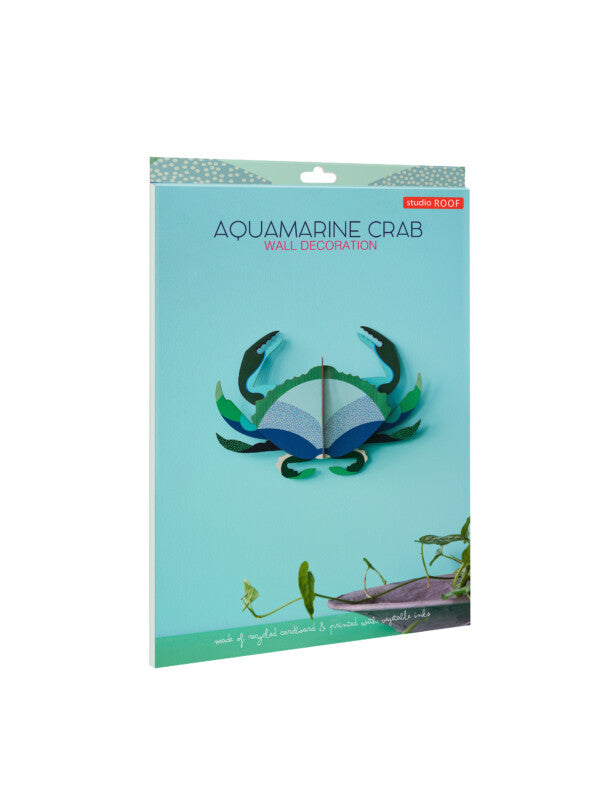 Sea Creatures Aquamarine Crab-Little Fish Co.