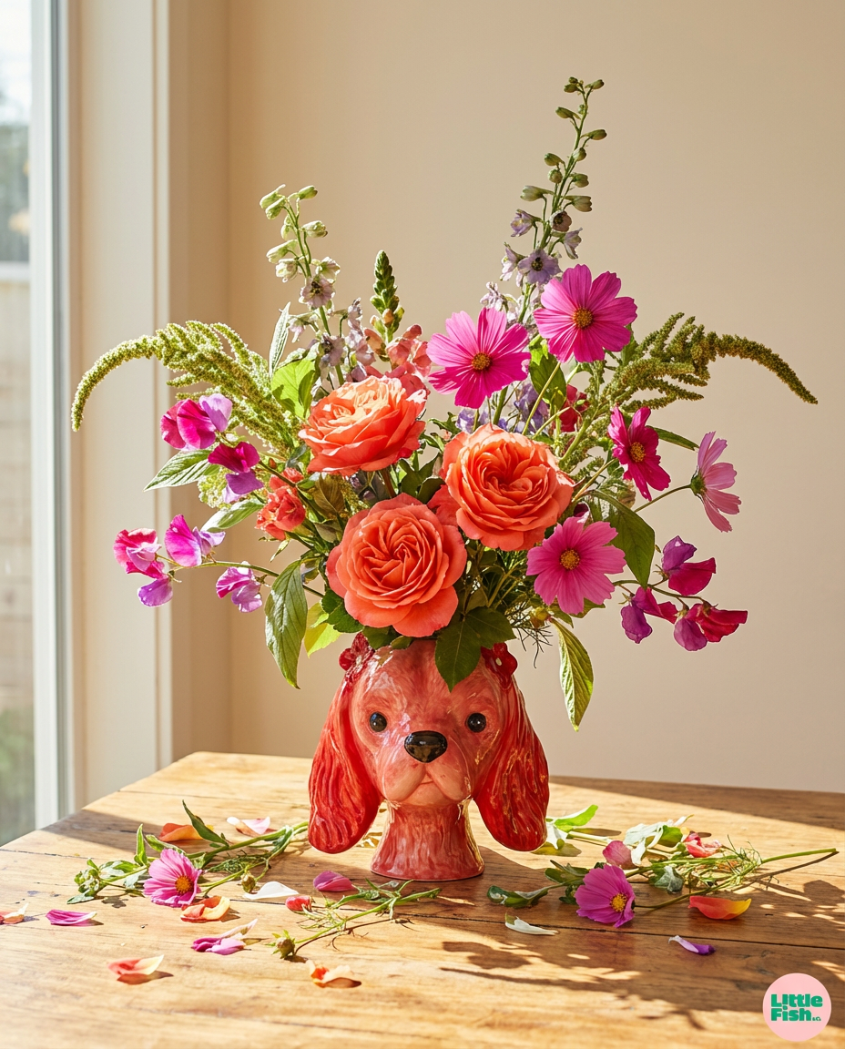 Charlie King Charles Vase