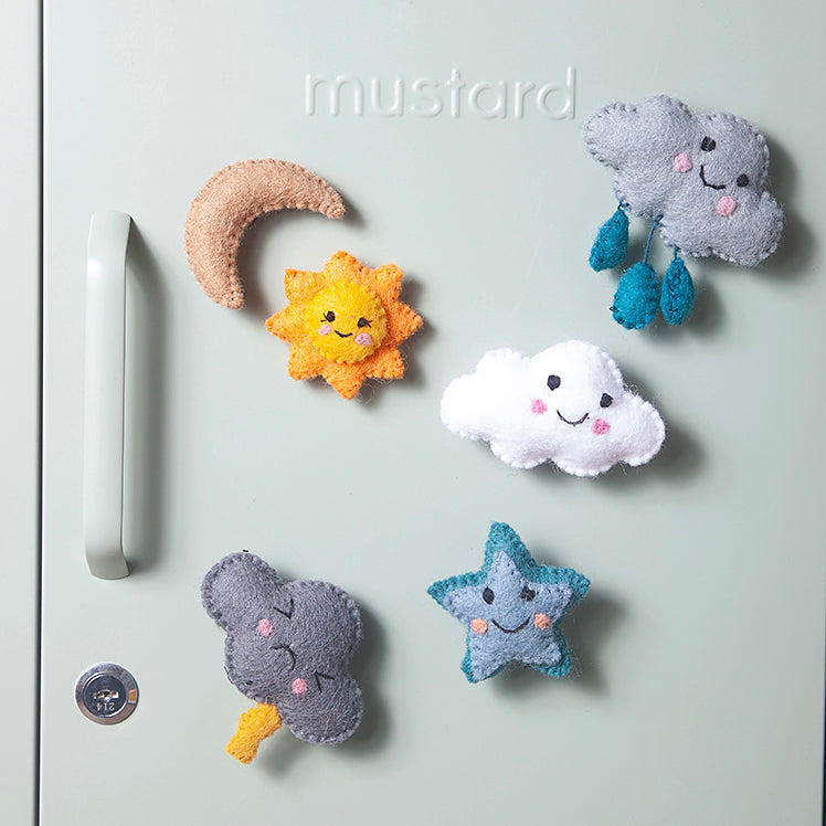 Weather Set ( set of 6 pieces) Magnets-New Arrivals-Little Fish Co.