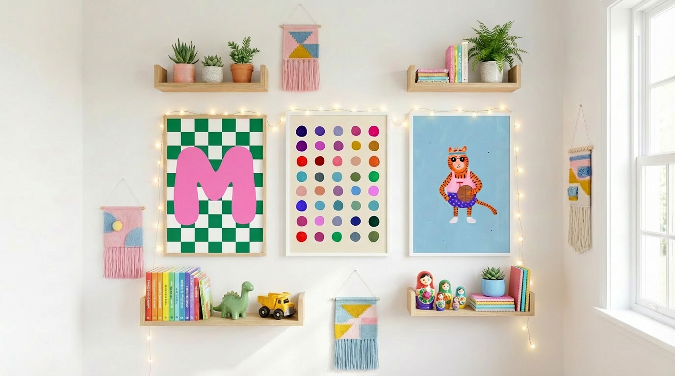 Check Mate Initial Print Letter M-Top 30 Art-Little Fish Co.