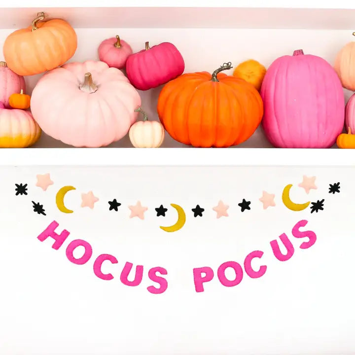 Hocus Pocus Felt Halloween Garland-Little Fish Co.