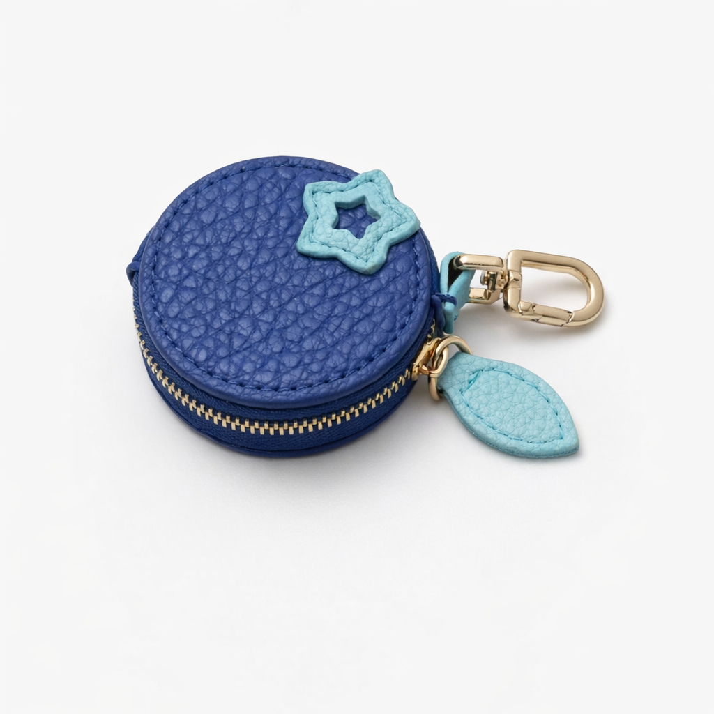 Blueberry  Fruit Bag Charm Vegan