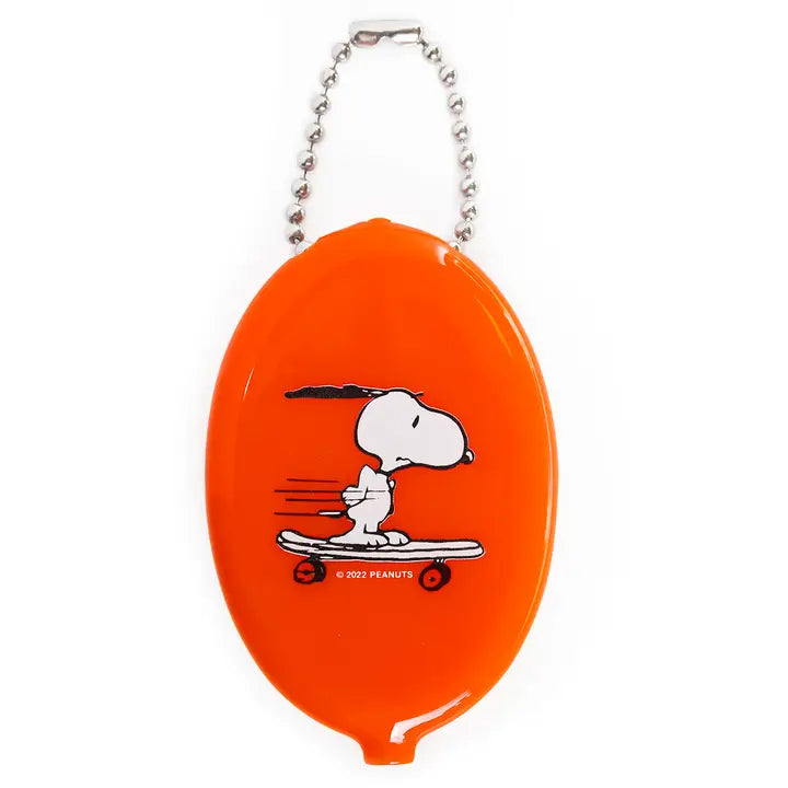 3P4 X Peanuts® - Snoopy Skateboard Coin Pouch-New Arrivals 2025-Little Fish Co.