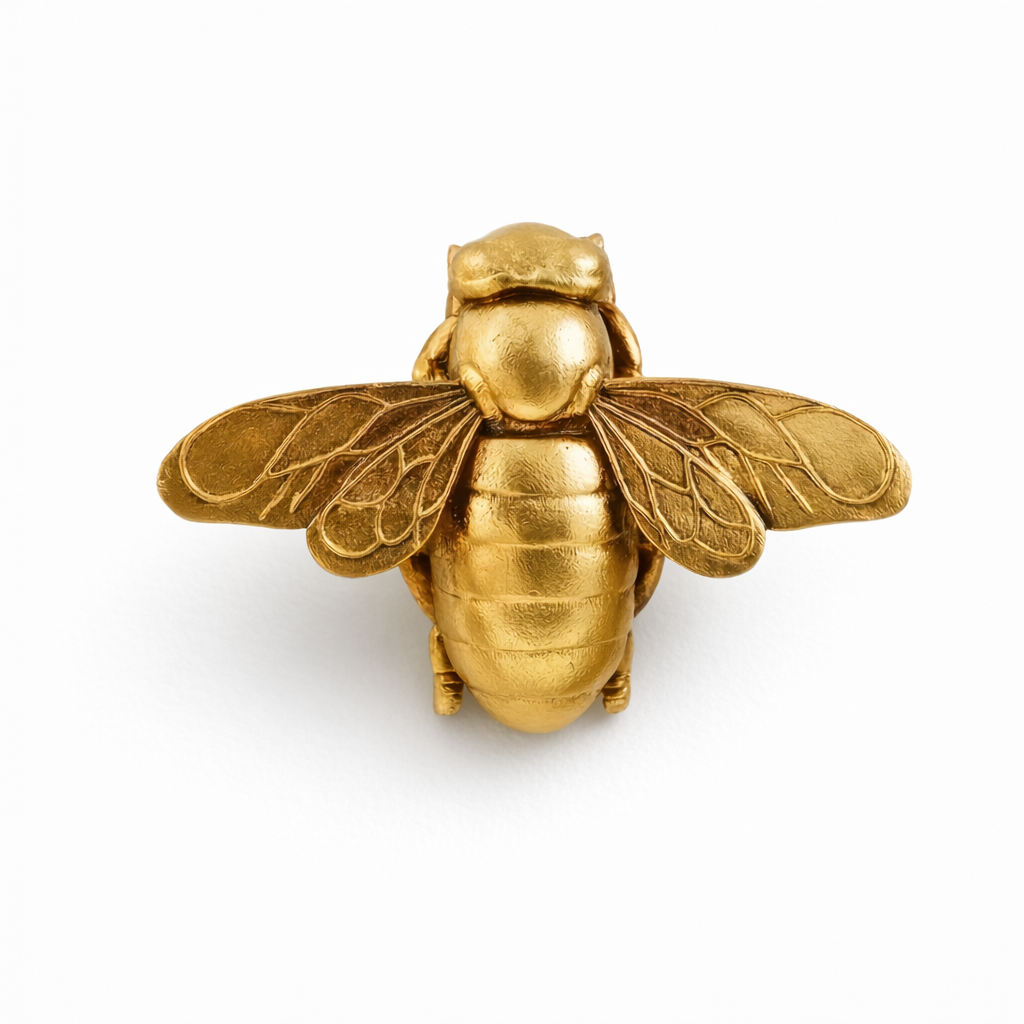 Antique Gold Bertie Bee  Wall Jewel