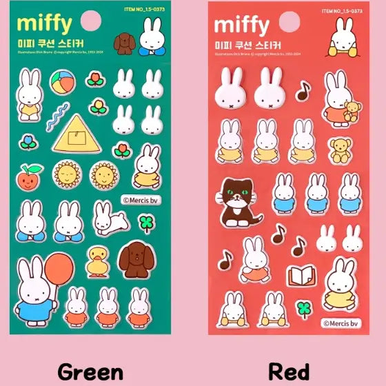 Miffy soft cushion sticker pack-Little Fish Co.