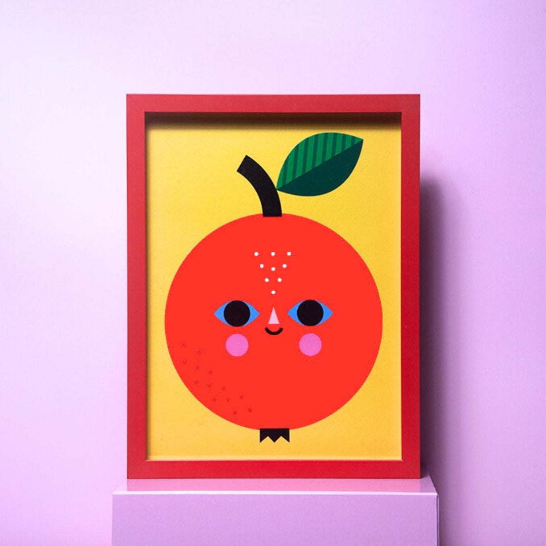 Orange Print - Little Fish Co x Vanja Kragulj-Art-Little Fish Co.