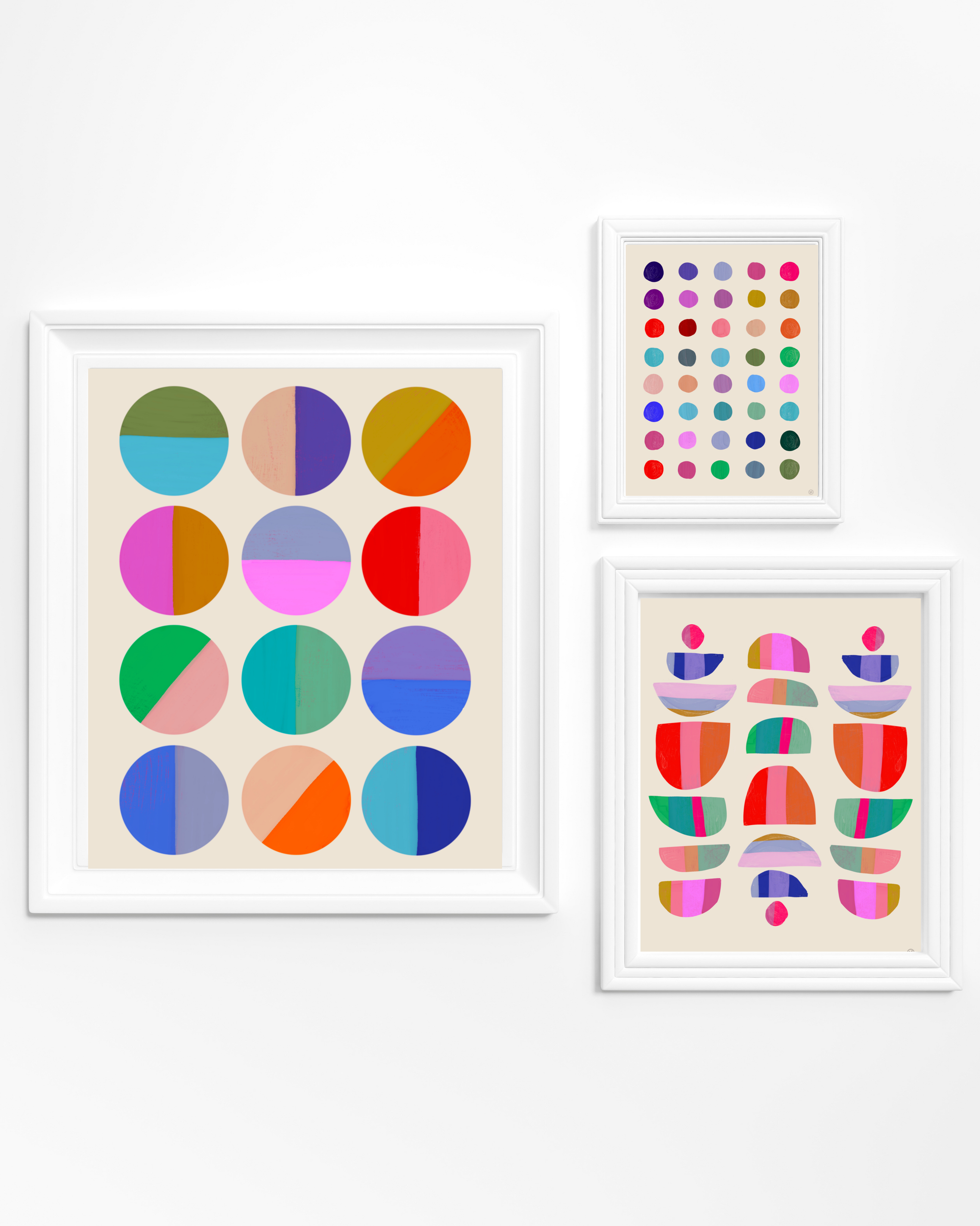 Colour block - Vicky Barone-Art-Little Fish Co.