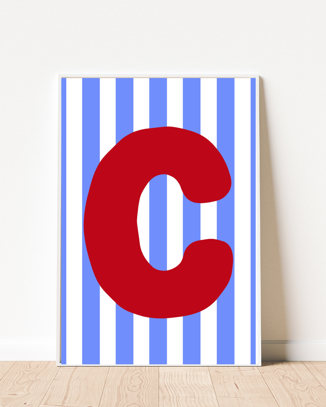 Circus Initial Print Letter C-Top 30 Art-Little Fish Co.