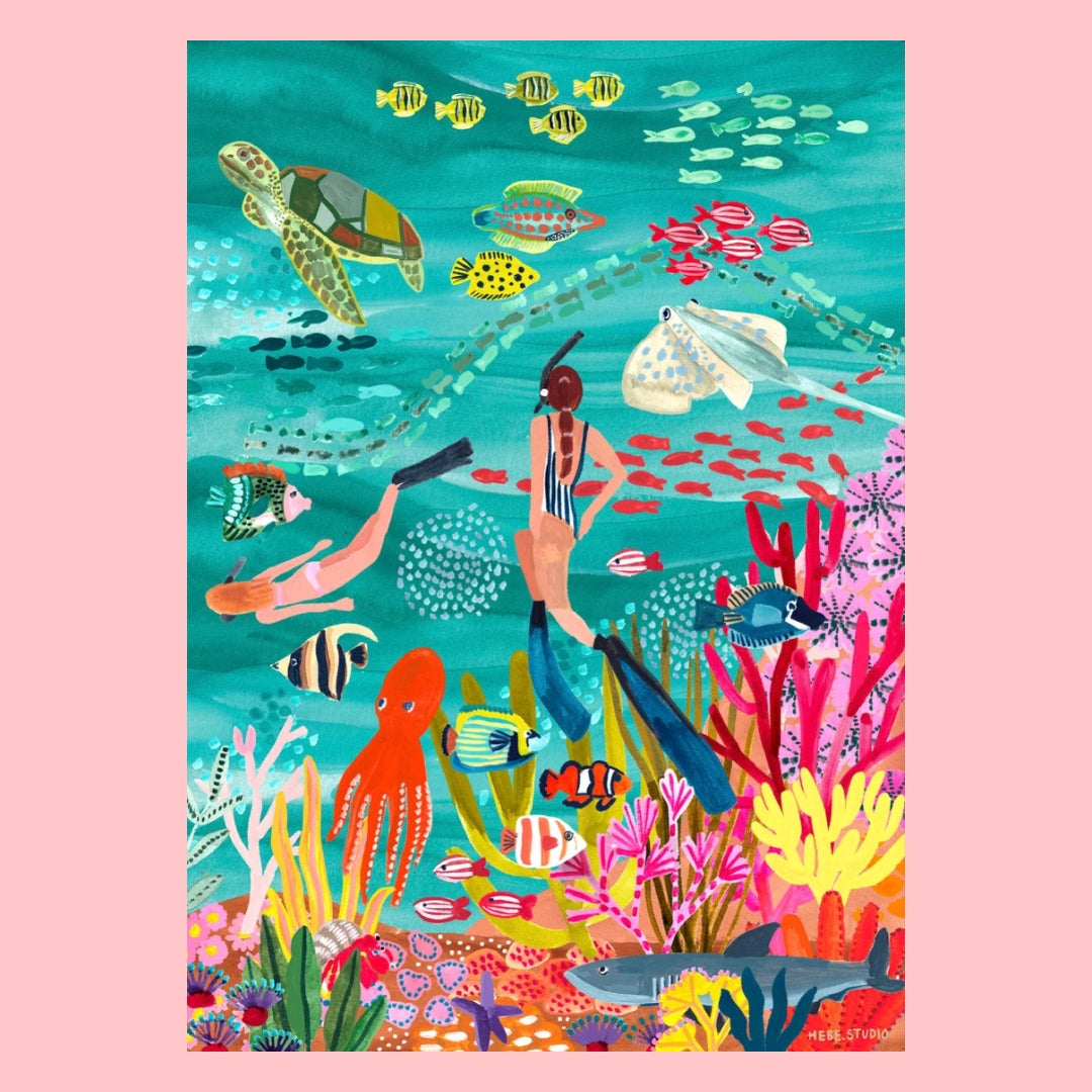 Under the sea illustration-Little Fish Co.