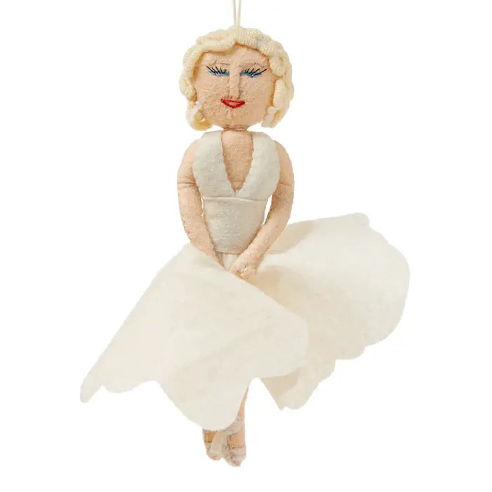 Marilyn Monroe Felt Ornament