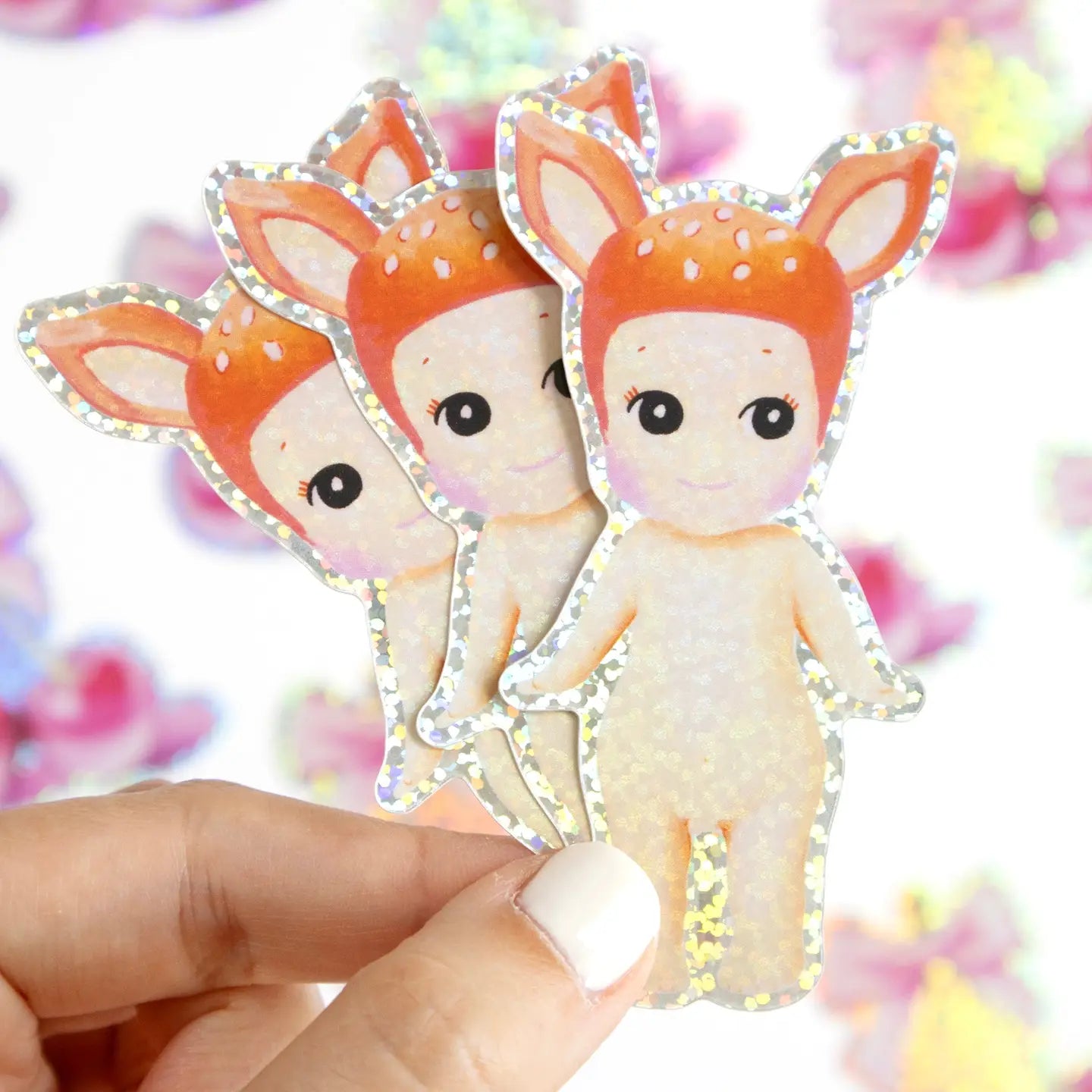 Sonny Angel Glitter Sticker V2-New Arrivals 2025-Little Fish Co.