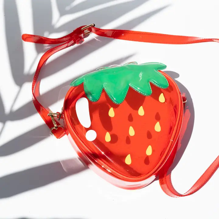 Jelly handbag strawberry-Top 30 Fashion-Little Fish Co.