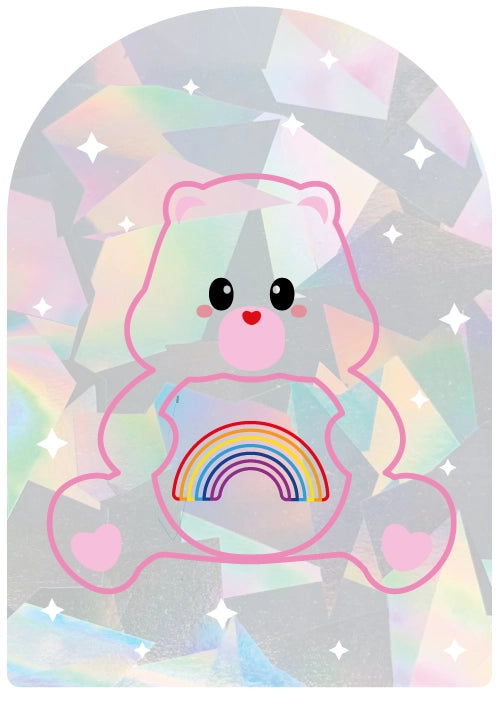 Suncatcher Care Bear Rainbow Maker Window Sticker-New Arrivals 2025-Little Fish Co.