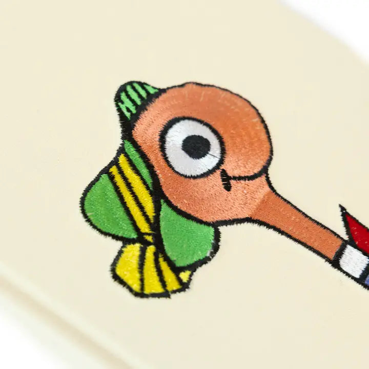 3P4 X Richard Scarry® - Lowly Worm Embroidered Journal
